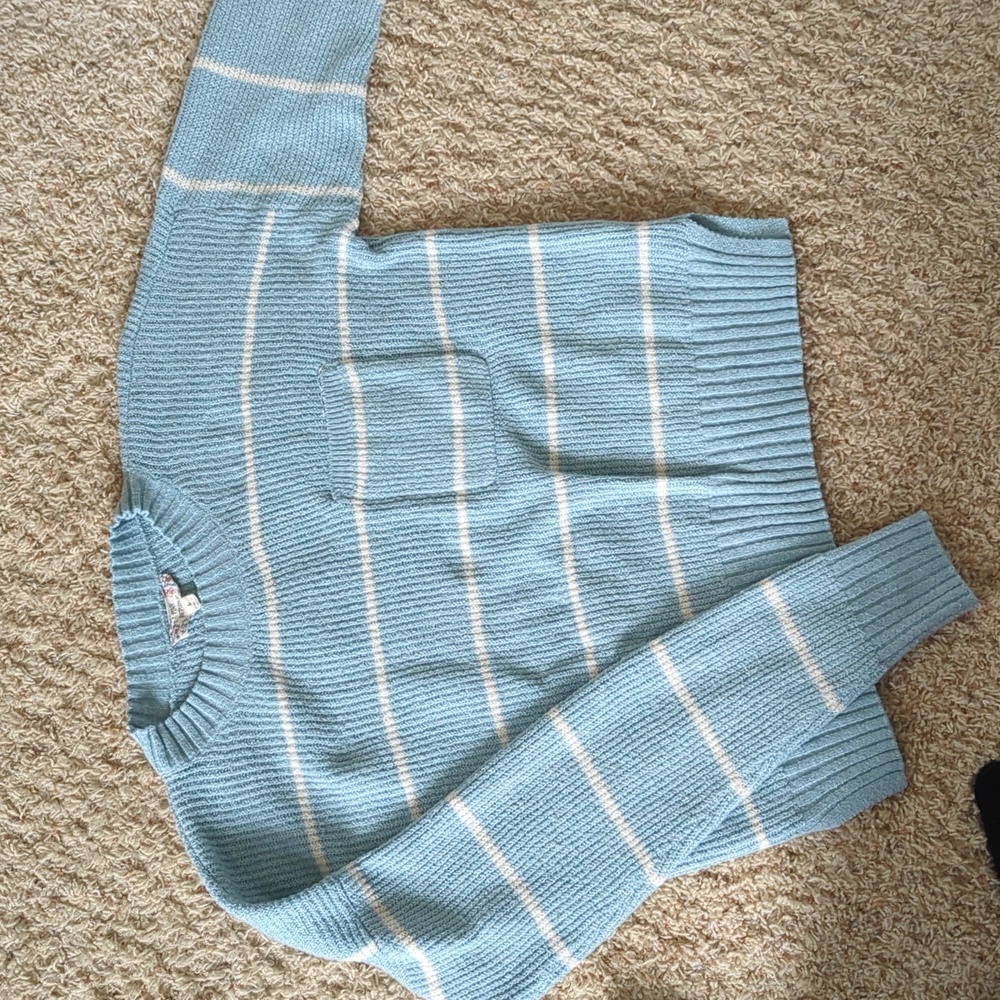 Pink Republic - Blue Striped Sweater Women's Size Large